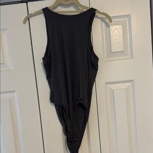 SHEIN Charcoal Gray bodysuit